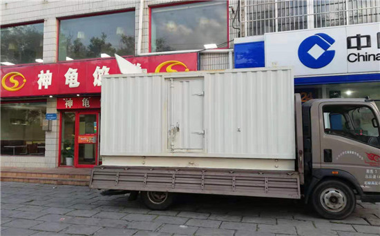礼纪镇出租发电机施工案例